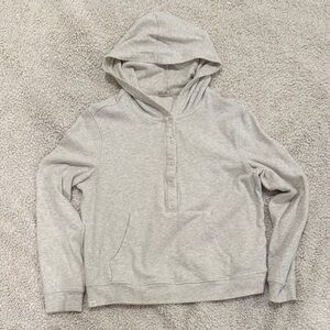 Women’s Barefoot Dreams Light Gray Pullover Hoodie